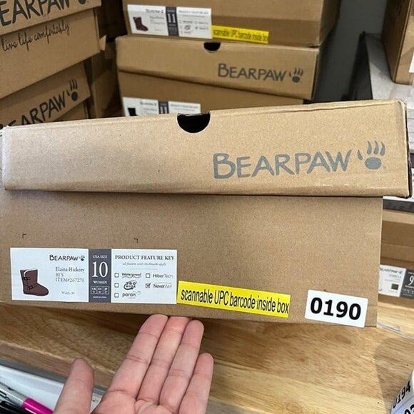 Bearpaw Elaina Tan Suede boot size 10 - Picture 2 of 7